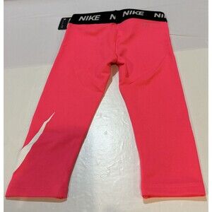 NEW NIKE Baby Girl Toddler Leggings 2T 24 mos Pink Dri Fit Casual Play SWOOSH